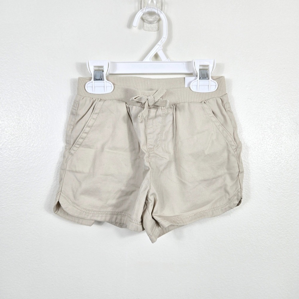 Childrens Place Girl Beige Neutral Summer Preppy Safari Shorts 3T NEW Minimalist